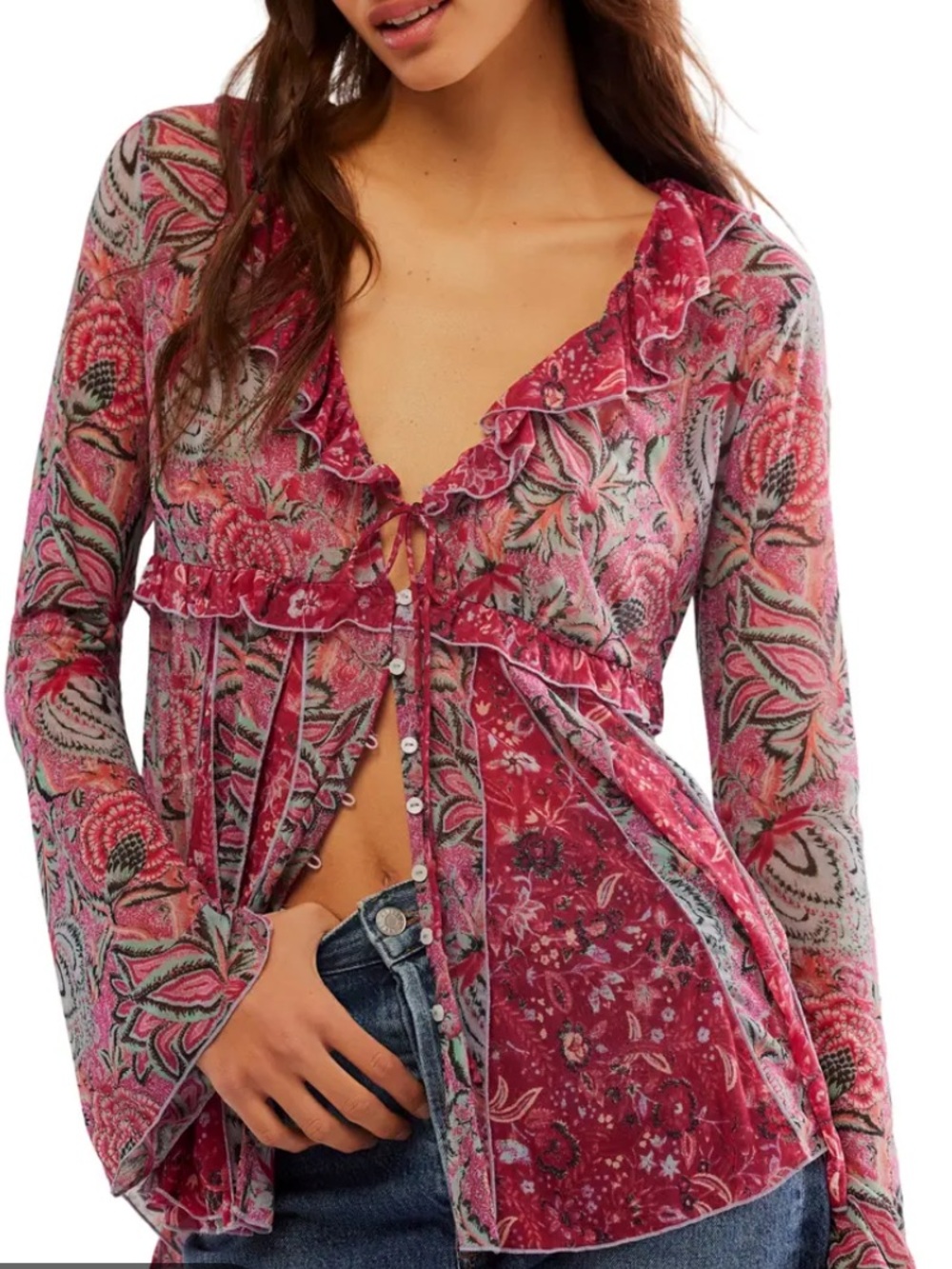 Free People wildest dream tunic top